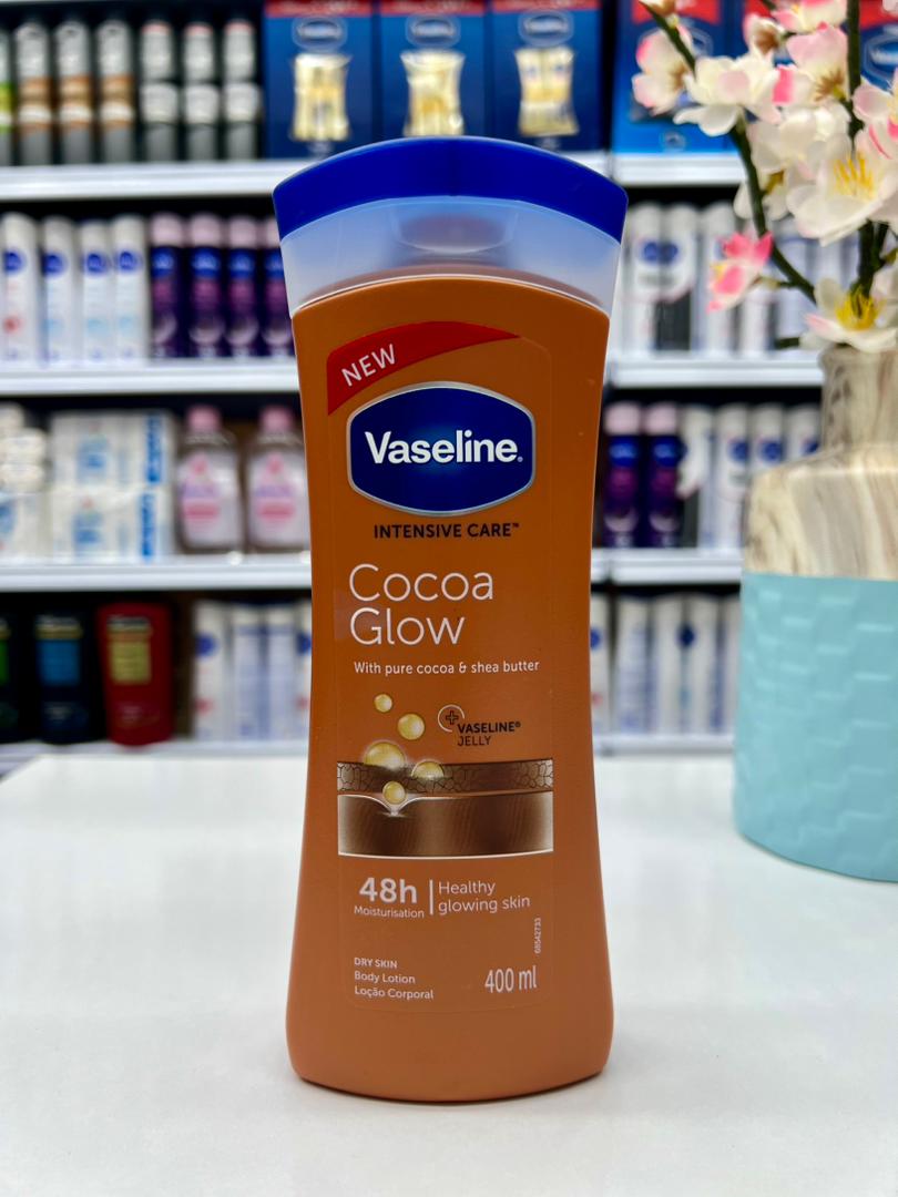 لوسیون بدن COCOA GLOW اصل با رایحه کاکائو و شی باتر 400 میل